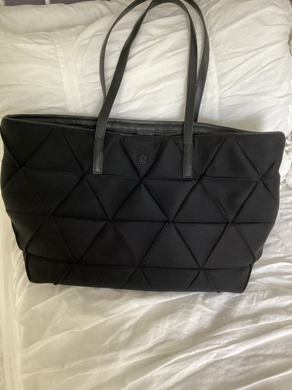 lululemon athletica Quilted Black Tote